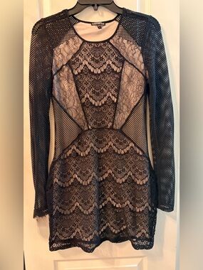 express black lace dress long sleeve Lace Express Long Sleeve Cocktail Dresses Express Black Lace Dress Long  Sleeve Black Floral Lace Long Sleeve